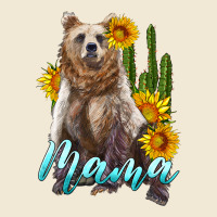 Mama Bear With Sunflowers And Cactus Premium Tee | Teevron