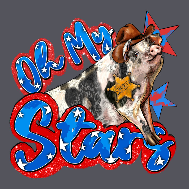 Oh My Stars Pig Vintage Hoodie by Zillion Design Studio | Teevron