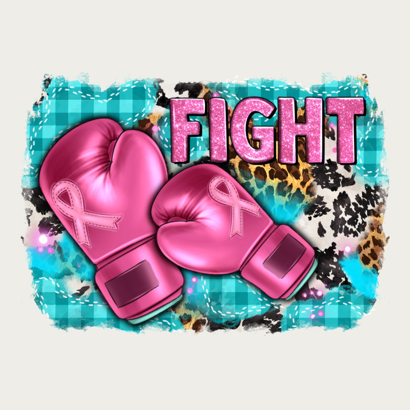 Fight With Boxing Gloves And Cancer Ribbon Zipper Hoodie by AdoDesignShop | Teevron
