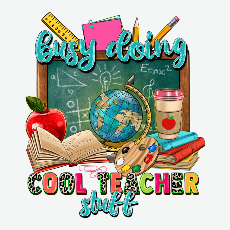 Busy Doing Cool Teacher Stuff Urban Heavy Tee by Zillion Design Studio | Teevron