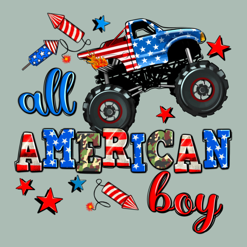 All American Boy  Monsterr Truck Classic Tee by AdoDesignShop | Teevron