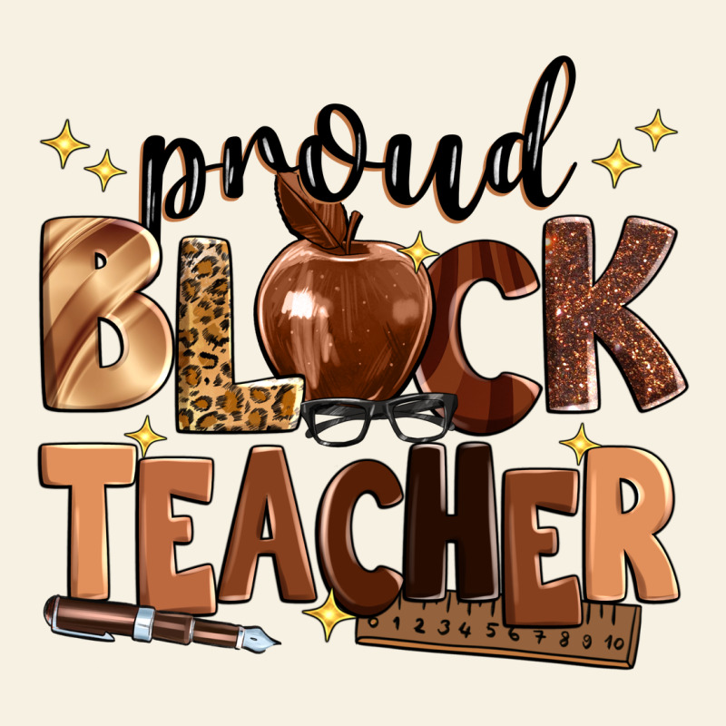 Proud Black Teacher Vintage Tee by Zillion Design Studio | Teevron