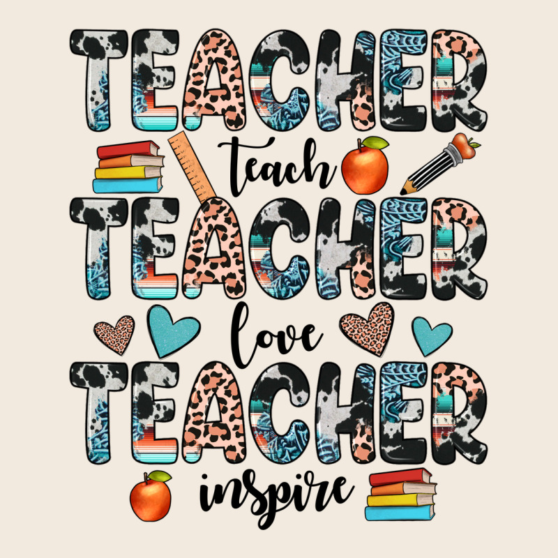 Teacher Teach Love Inspire Zipper Hoodie by JahusDesignShop | Teevron