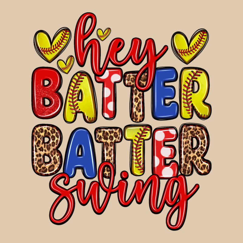 Hey Batter Batter Swing Softball Heavyweight Sweatshirt by Zillion Design Studio | Teevron