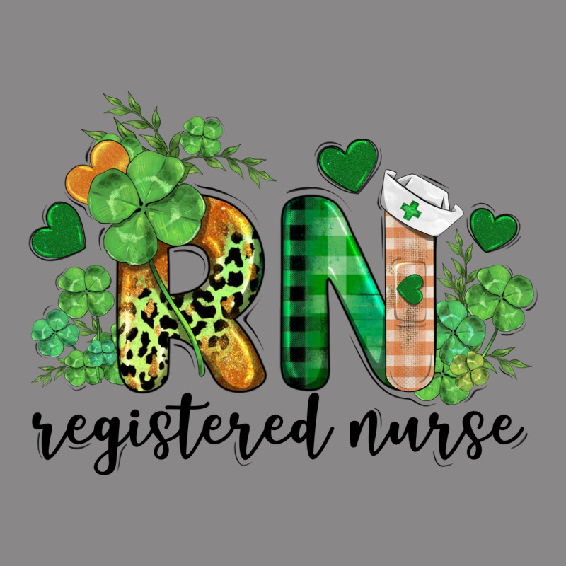 St. Patricks Day Registered Nurse Rn Vintage Tee by BarkalooDesign | Teevron