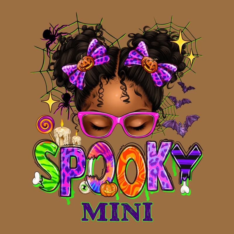 Spooky Mini Halloween Messy Bun Vintage Tee by texasbilliewilder | Teevron