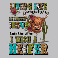 Living Life Somewhere Between Jesus Take The Wheel Long Sleeve Tee | Teevron