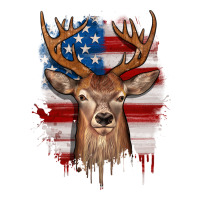 Deer American Flag Classic Tee | Teevron