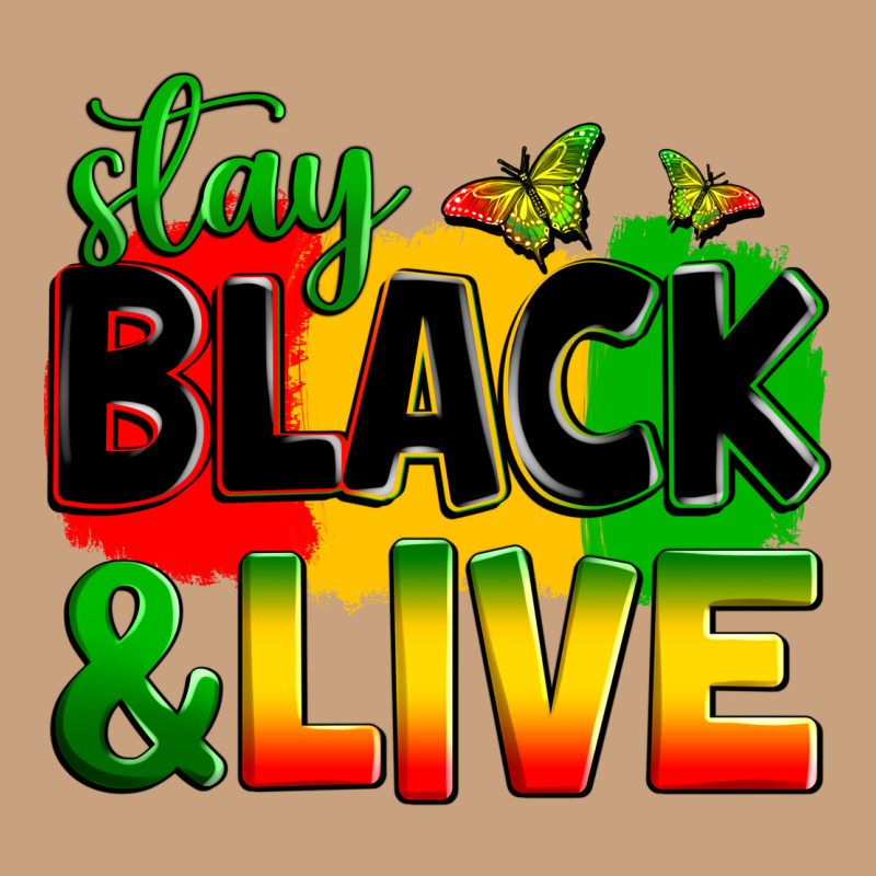 Stay Black And Live Vintage Tee by Zillion Design Studio | Teevron