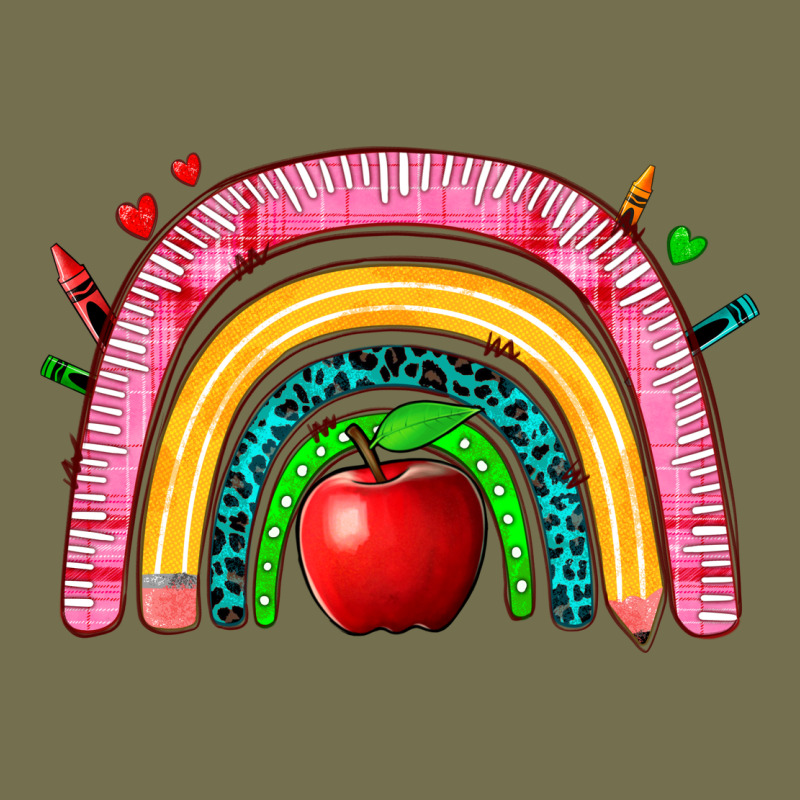 School Rainbow Vintage Hoodie by Zillion Design Studio | Teevron