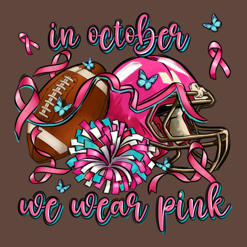 In October We Wear Pink Football Classic Tee by AdoDesignShop | Teevron