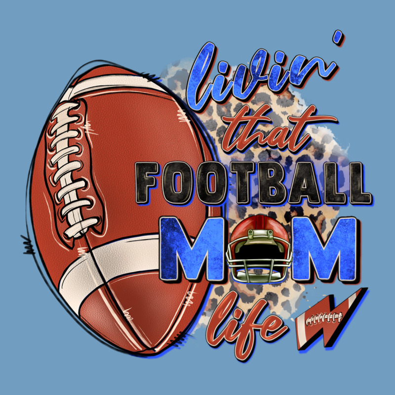 Livin' That Football Mom Life Urban Heavy Tee by Zillion Design Studio | Teevron
