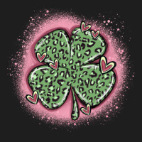 Leopard Shamrocks With Hearts Heavyweight Hoodie | Teevron