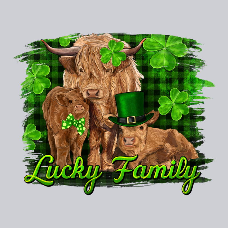St Patrick's Day Lucky Cow Family Heavyweight Sweatshirt by RanaPortraitStore | Teevron