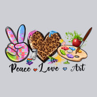 Peace Love Art Heavyweight Sweatshirt | Teevron
