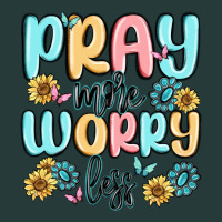 Pray More Worry Less Premium Sweatshirt | Teevron
