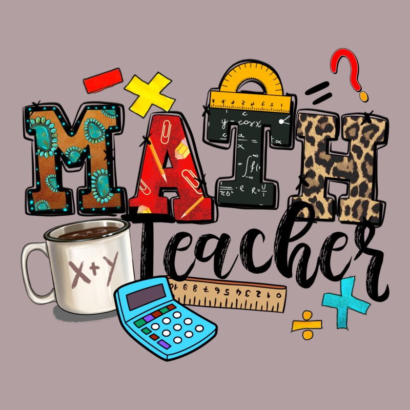 Math Teacher Vintage Hoodie by Zillion Design Studio | Teevron