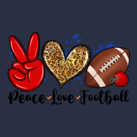 Peace Love Football Heavyweight Sweatshirt | Teevron