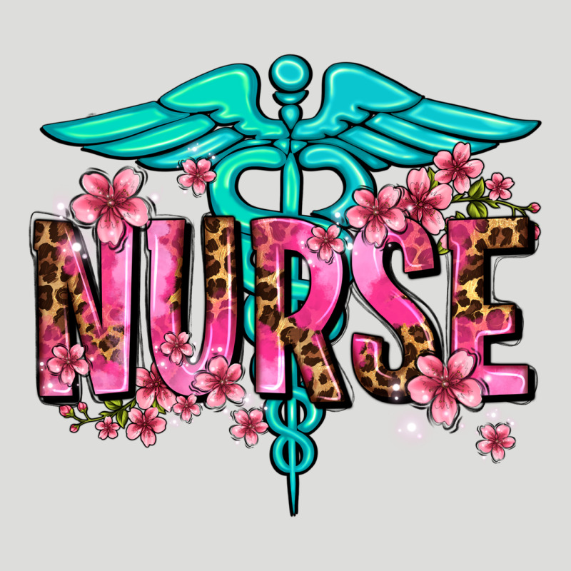 Floral Nurse Zipper Hoodie by AdoDesignShop | Teevron
