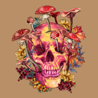 Floral Skeleton With Mushrooms Vintage Hoodie | Teevron