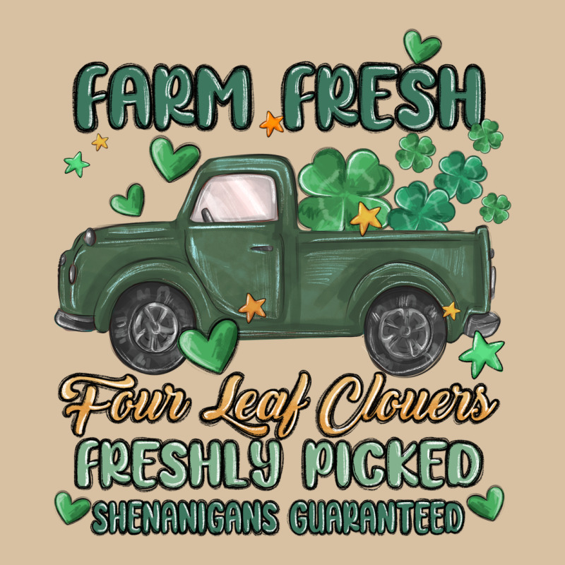 Farm Fresh Four Leaf Clovers Heavyweight Hoodie by MaliasSmallBusiness | Teevron
