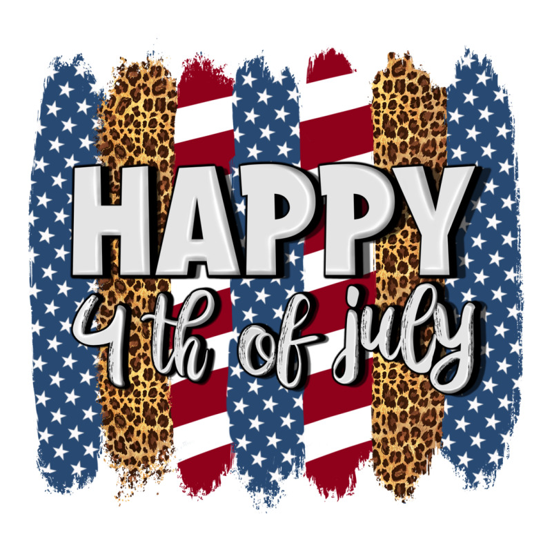 Happy 4th Of July Brushstrokes Zipper Hoodie by BundleAndBundleShop | Teevron