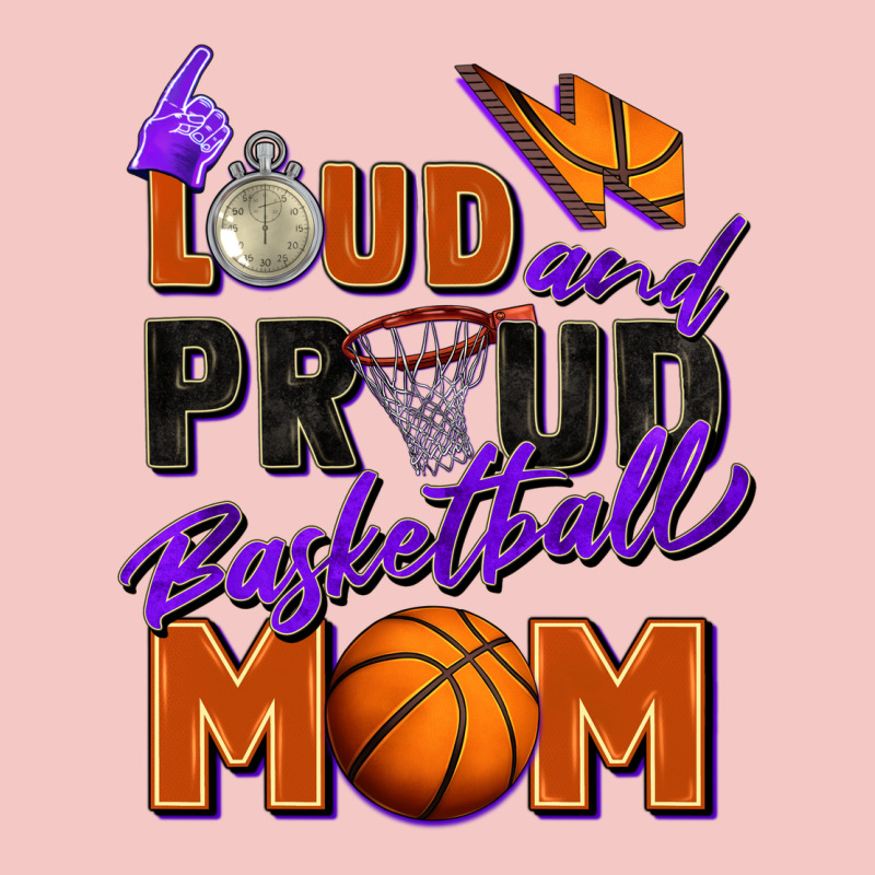 Loud And Proud Basketball Mom Urban Heavy Tee by Zillion Design Studio | Teevron