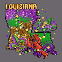 Mardi Gras Louisiana Map Premium Sweatshirt | Teevron