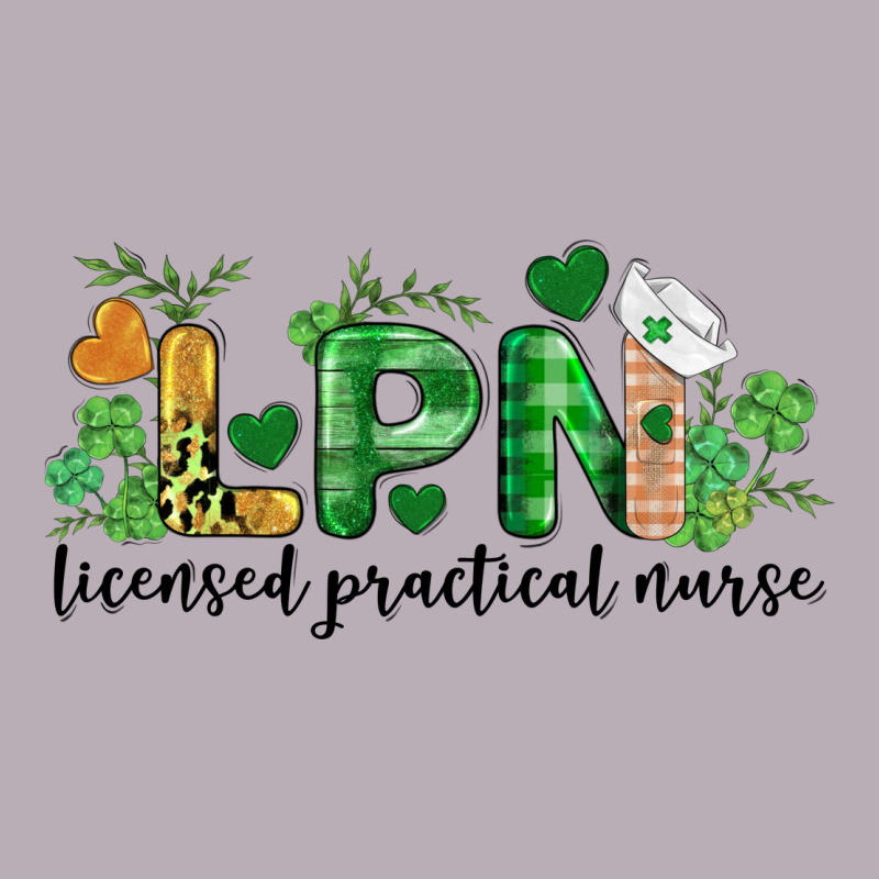 St. Patricks Day Registered Nurse Lpn Heart Vintage Tee by BarkalooDesign | Teevron