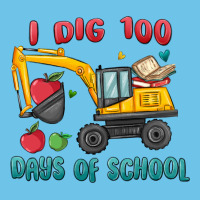 I Dig 100 Days Of School Excavator Premium Sweatshirt | Teevron