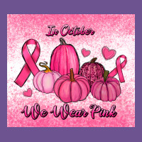 In October We Wear Pink Pumpkin Vintage Tee | Teevron