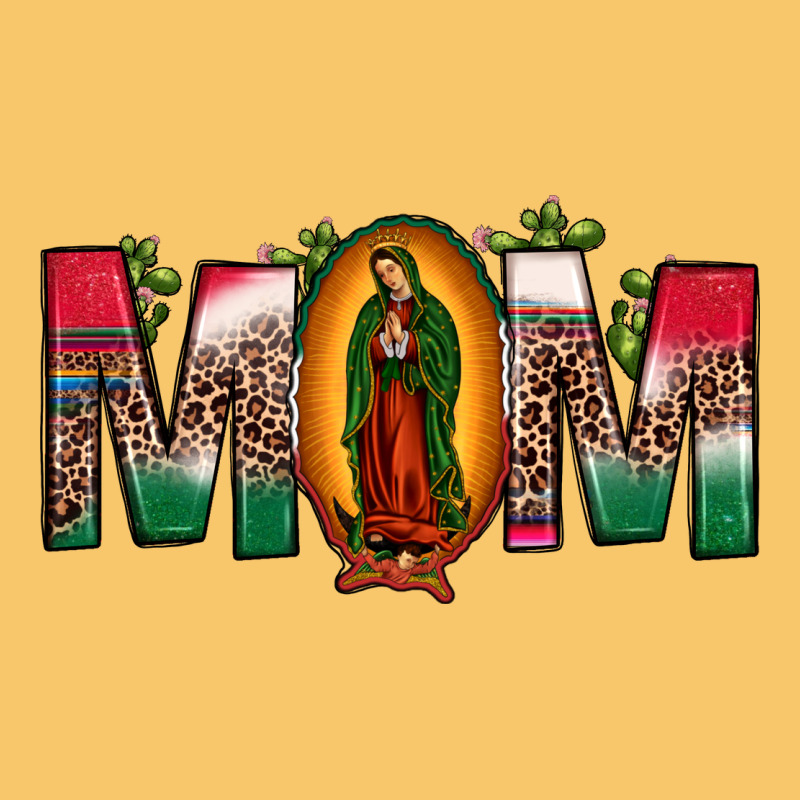 Mexican Flag Our Lady Of Guadalupe Mom Leopard Vintage Hoodie by JahusDesignShop | Teevron