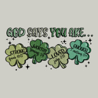 God Says I Am Patrick's Day Heavyweight Hoodie | Teevron