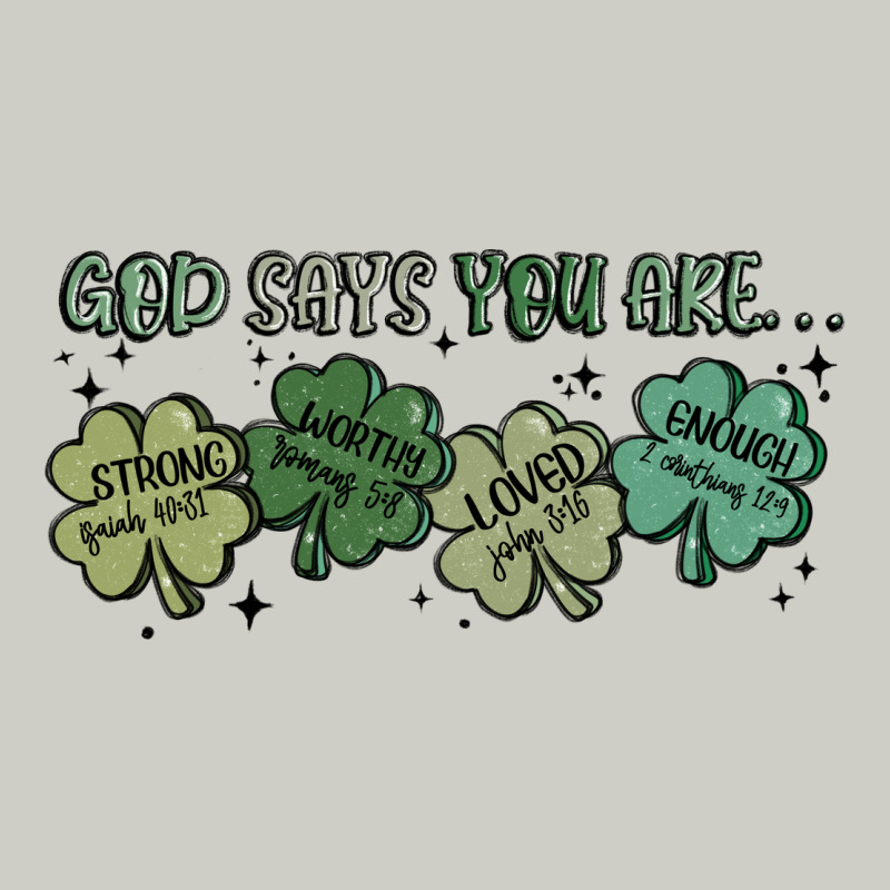 God Says I Am Patrick's Day Heavyweight Hoodie by MaliasSmallBusiness | Teevron