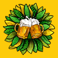 St. Patricks Sunflower With Beer Premium Hoodie | Teevron
