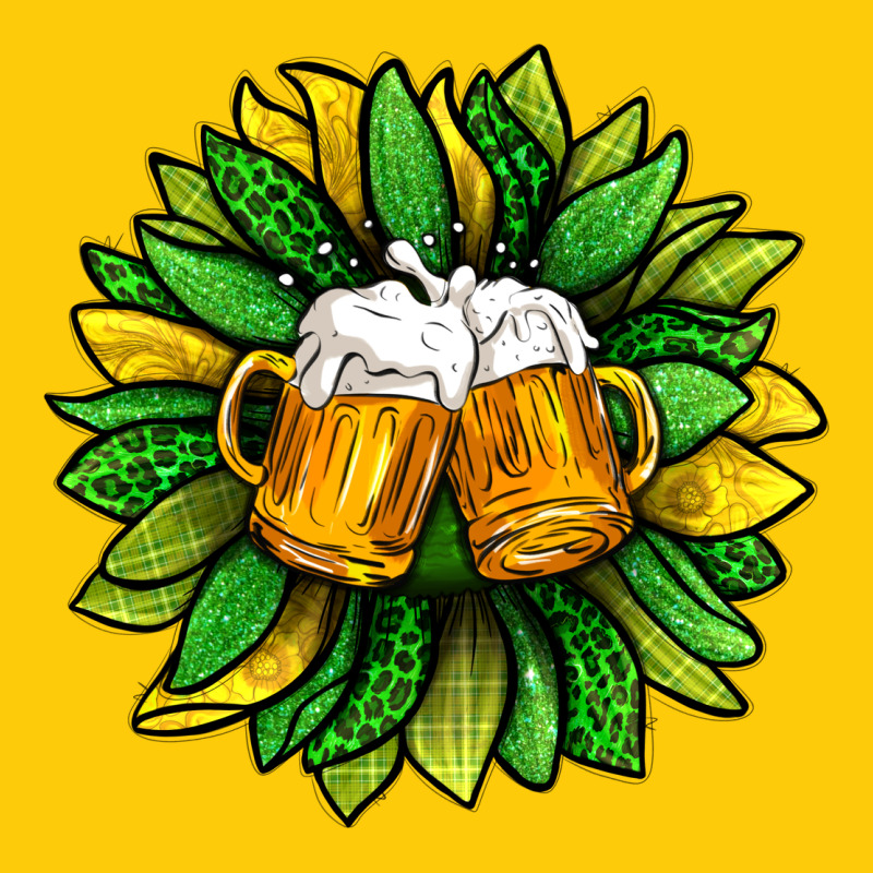 St. Patricks Sunflower With Beer Premium Hoodie by BundleAndBundleShop | Teevron