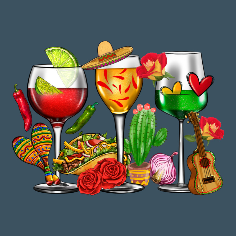 Mexico Wine Glasses Cups Urban Heavy Tee by CTS Tumbler Store | Teevron