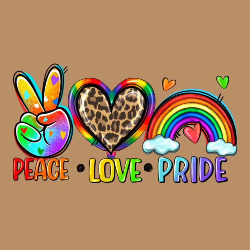 Peace Love Pride Vintage Hoodie by Zillion Design Studio | Teevron