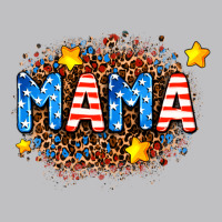 Usa Mama  Leopard Background Long Sleeve Tee | Teevron