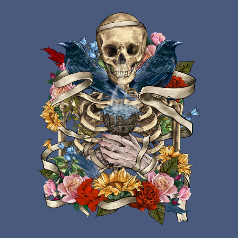 Flower Boho Skull Skeleton Vintage Hoodie by RanaPortraitStore | Teevron