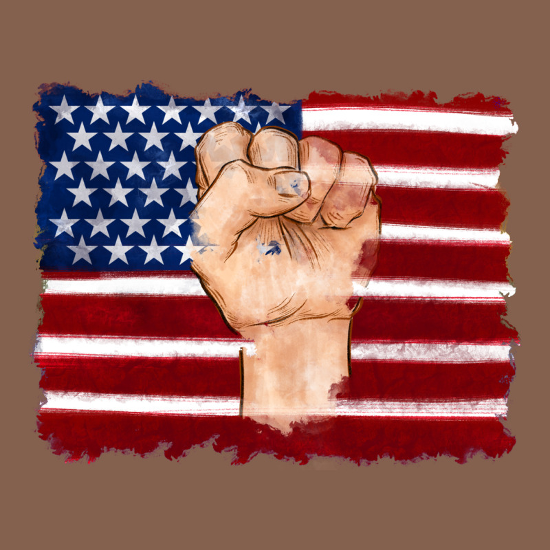 American Flag With Hand Zipper Hoodie by Artiststas | Teevron