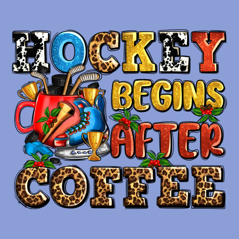 Hockey Begins After Coffee Ado Long Sleeve Tee by AdoDesignShop | Teevron