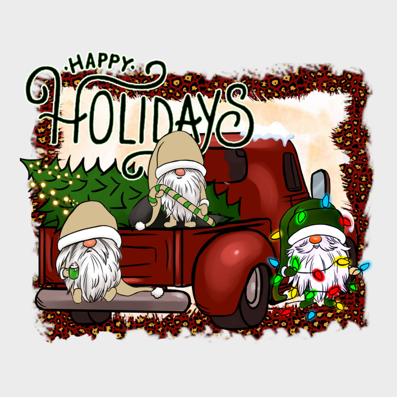 Happy Holidays Gnomes Christmas Truck Urban Hoodie by Bettercallsaul | Teevron