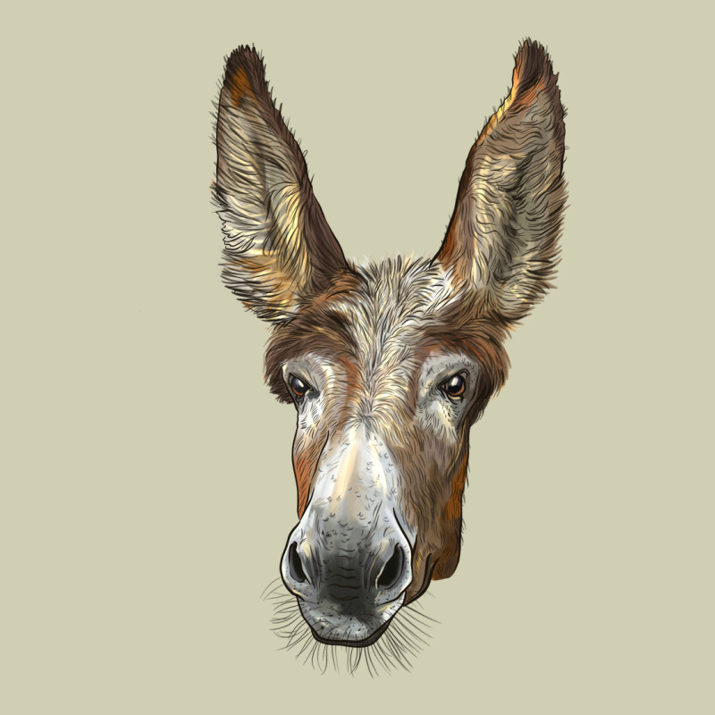 American Mammoth Jackstock Donkey  Face Heavy Core Tee by LillyAllenDesigns | Teevron