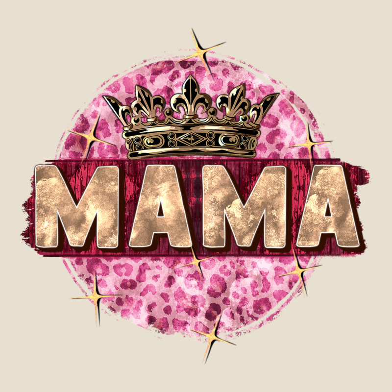 Mama With Round Leopard Urban Heavy Tee by Zillion Design Studio | Teevron