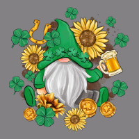 St Patrick's Day Shamrock Sunflowers Gnome Heavyweight Hoodie | Teevron