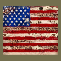 American Flag Leopard Cowhide Vintage Hoodie | Teevron