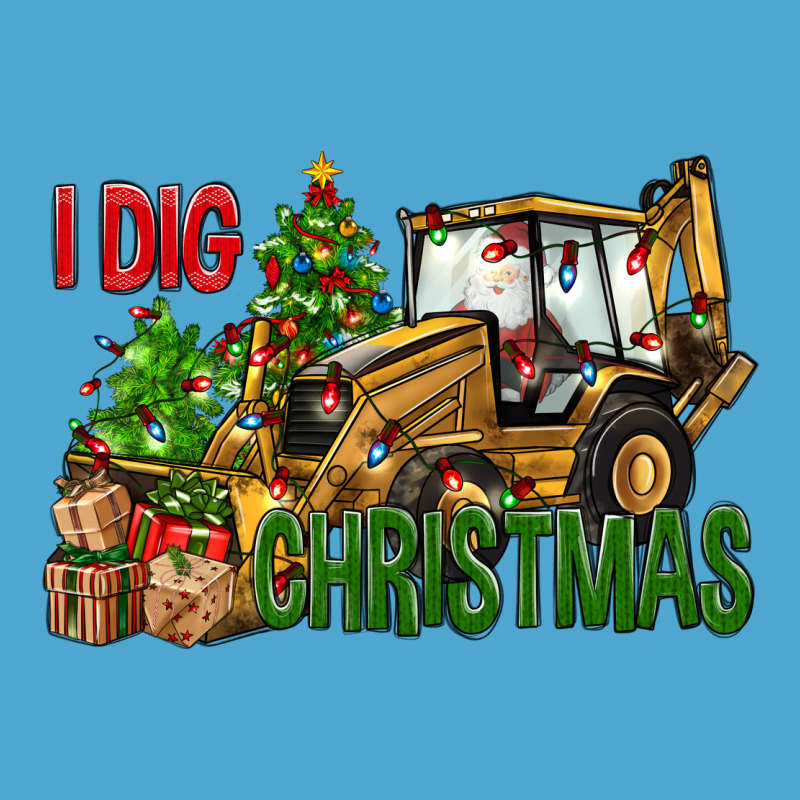 I Dig Christmas Backhoe Loader Premium Hoodie by BundleAndBundleShop | Teevron