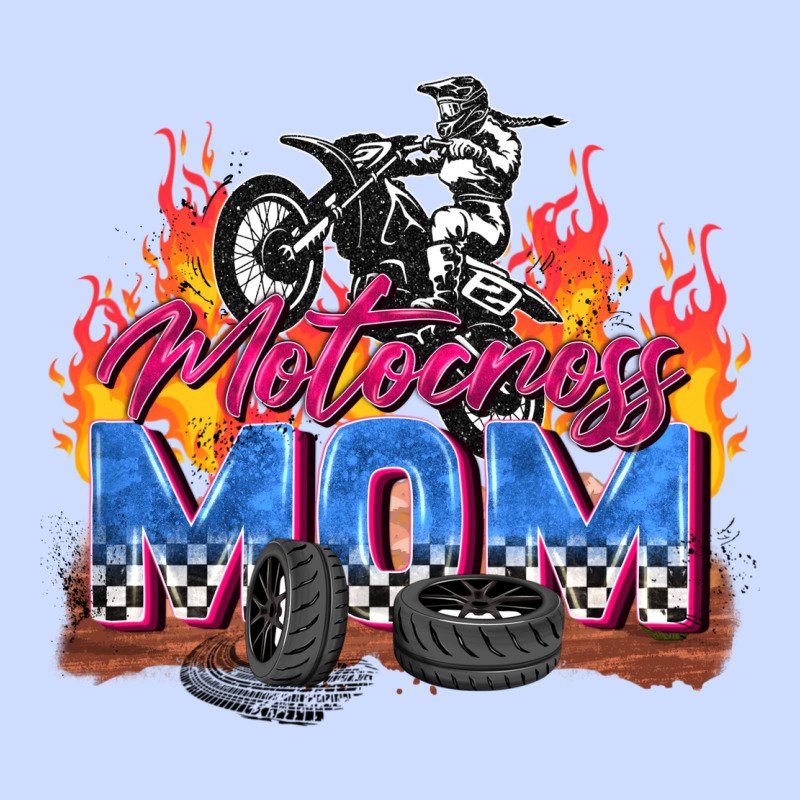 Motocross Mom Urban Heavy Tee by Zillion Design Studio | Teevron