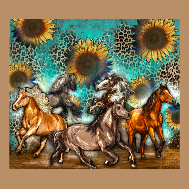 Western Horses Vintage Hoodie by Zillion Design Studio | Teevron